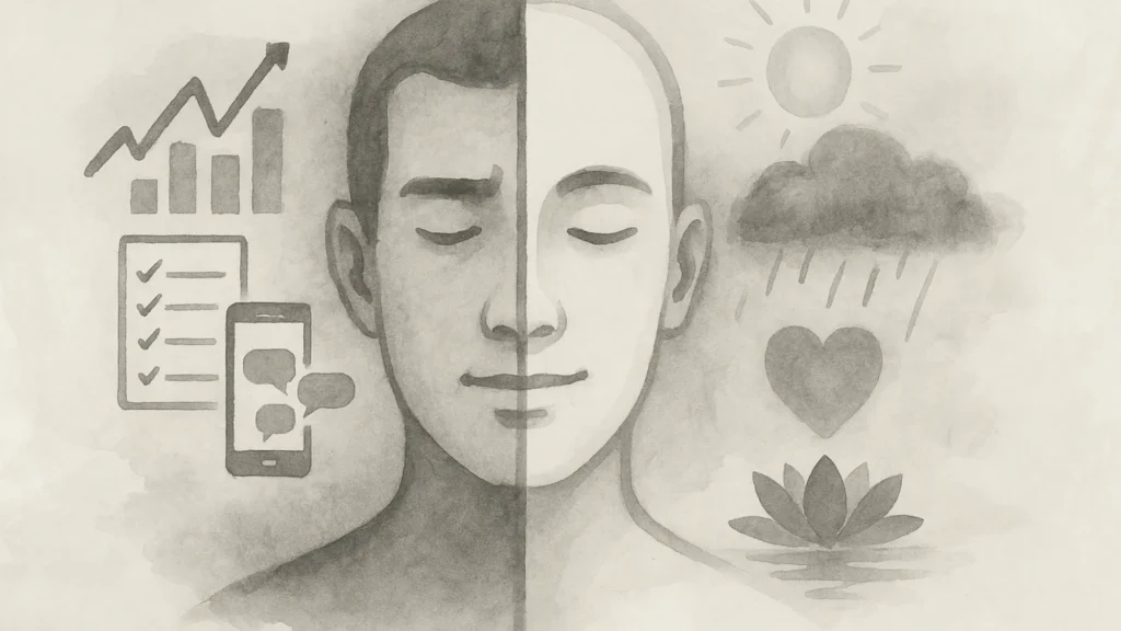 The two worlds - turning point